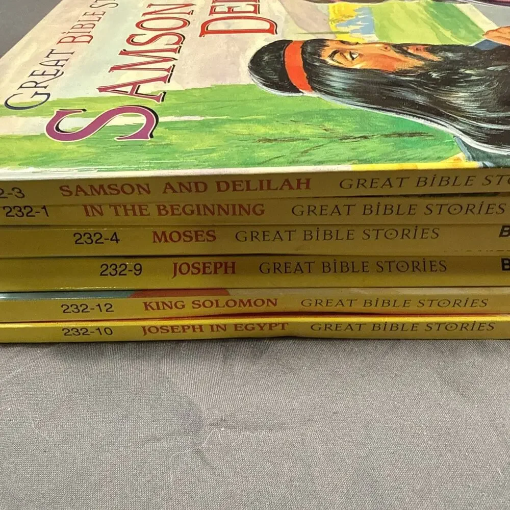 Great Bible Stories Lot Of 7